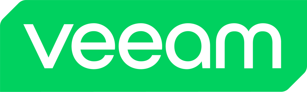 Veeam logo representing reliable data management solutions for businesses seeking managed IT services and enhanced cybersecurity.